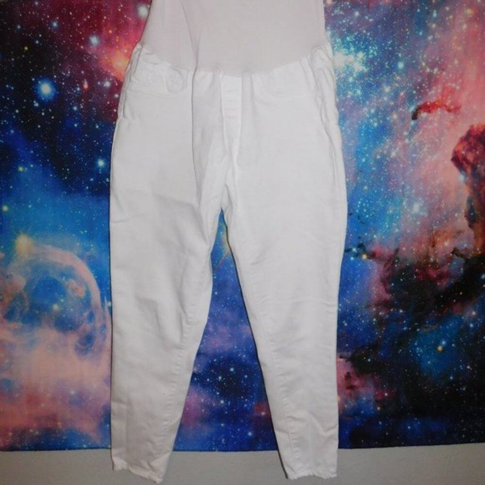 NWOT. Bella Vida Maternity White Pant. XL